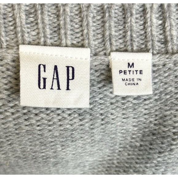 Gap Womens Sweater Dress Wool Blend Rainbow Stripe Multicolor Midi Petite MEDIUM - Picture 8 of 9